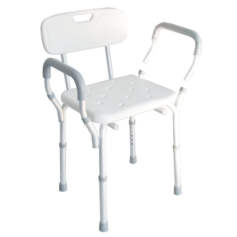 SEDIA DA DOCCIA CON BRACCIOLI ESTRAIBILI - OrthoPro