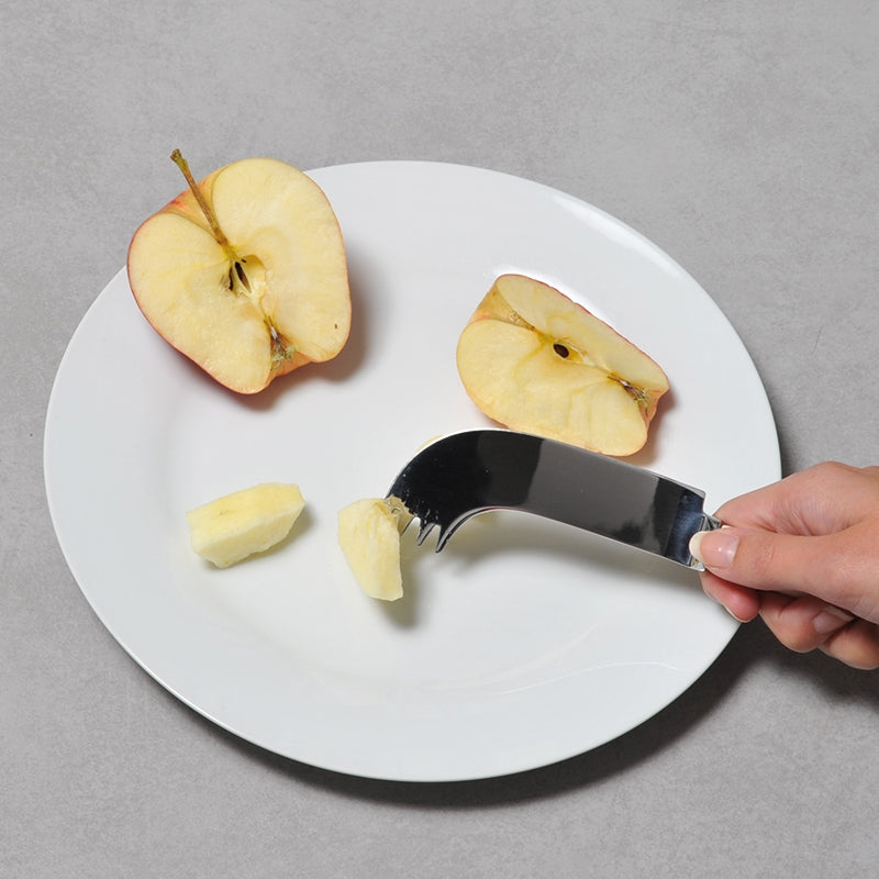 COLTELLO-FORCHETTA CON MANICO SAGOMATO