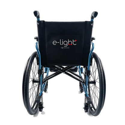 Sedia A Rotelle Pieghevole Carrozzina In Alluminio Ad Autospinta E-Light
