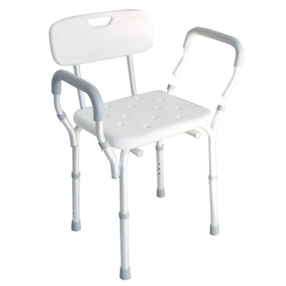SEDIA DA DOCCIA CON BRACCIOLI ESTRAIBILI - OrthoPro