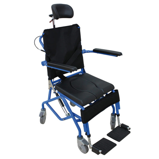 SEDIA BASCULANTE DA DOCCIA E DA COMODO IN ALLUMINIO