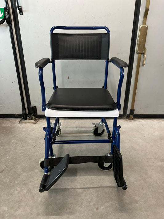 SEDIA DA COMODO CON RUOTE - RICONDIZIONATA