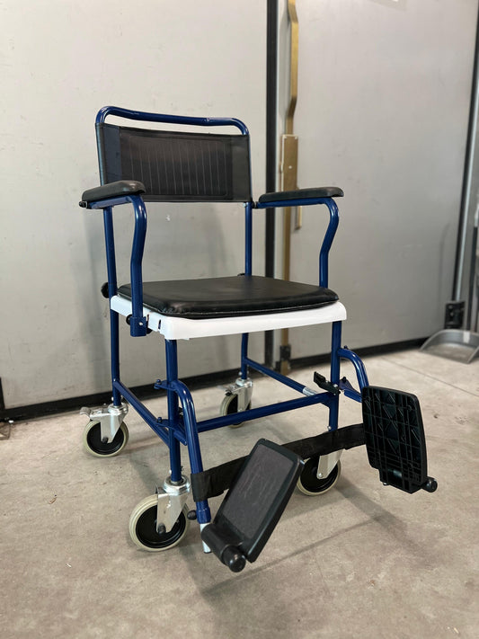 SEDIA DA COMODO CON RUOTE - RICONDIZIONATA