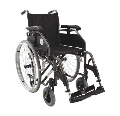 Sedia A Rotelle Pieghevole Carrozzina In Alluminio Standard Ad Autospinta - Easy Light