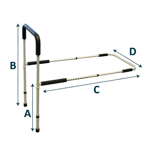 SPONDA LETTO SINGOLA CON GAMBE REGOLABILI