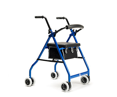 DEAMBULATORE ROLLATOR PIEGHEVOLE A 4 RUOTE - CADEO