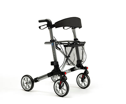 DEAMBULATORE ROLLATOR CON TELAIO ANODIZZATO - QUADRILIGHT